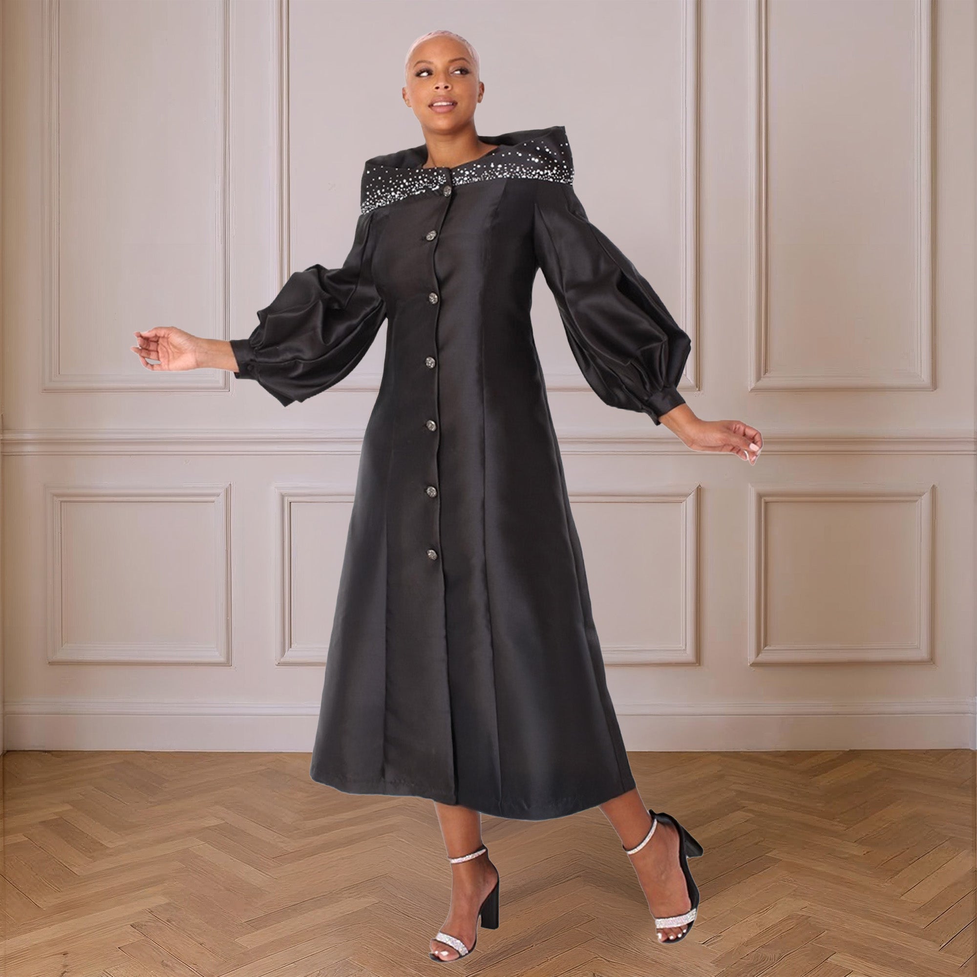 Elegant One-Piece Cassock Robe for Church Wear- 4801 by Tally Taylor