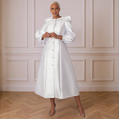 Elegant One-Piece Cassock Robe for Church Wear- 4801 by Tally Taylor