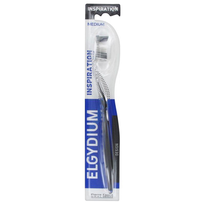 Elgydium Inspiratin Medium Toothbrush - Black by Pasteur Pharmacy