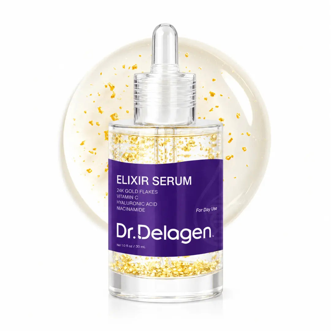 Elixir Serum - 24kGold Ceramides Niacinamide Vitamin C - DestGlow