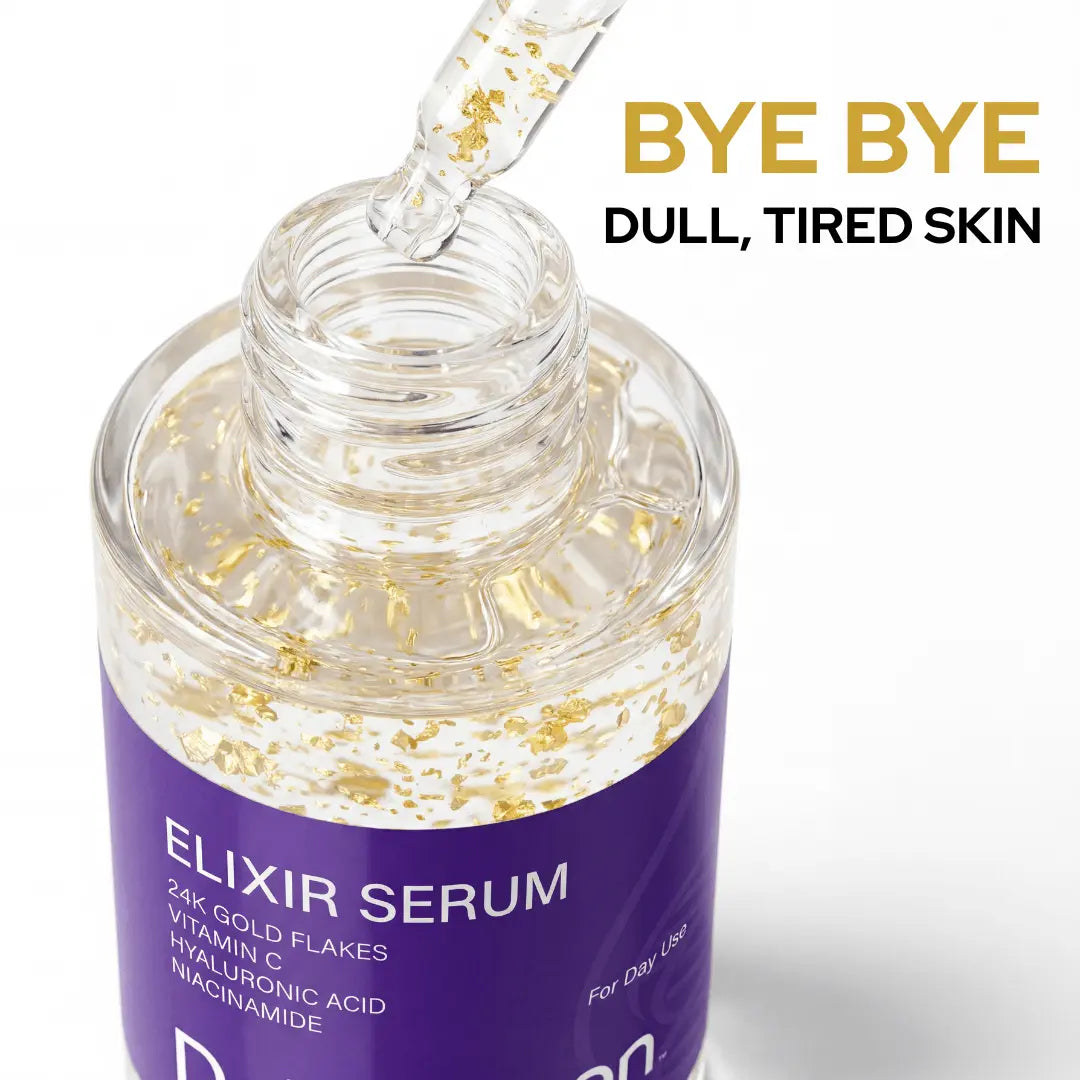 Elixir Serum - 24kGold Ceramides Niacinamide Vitamin C - DestGlow