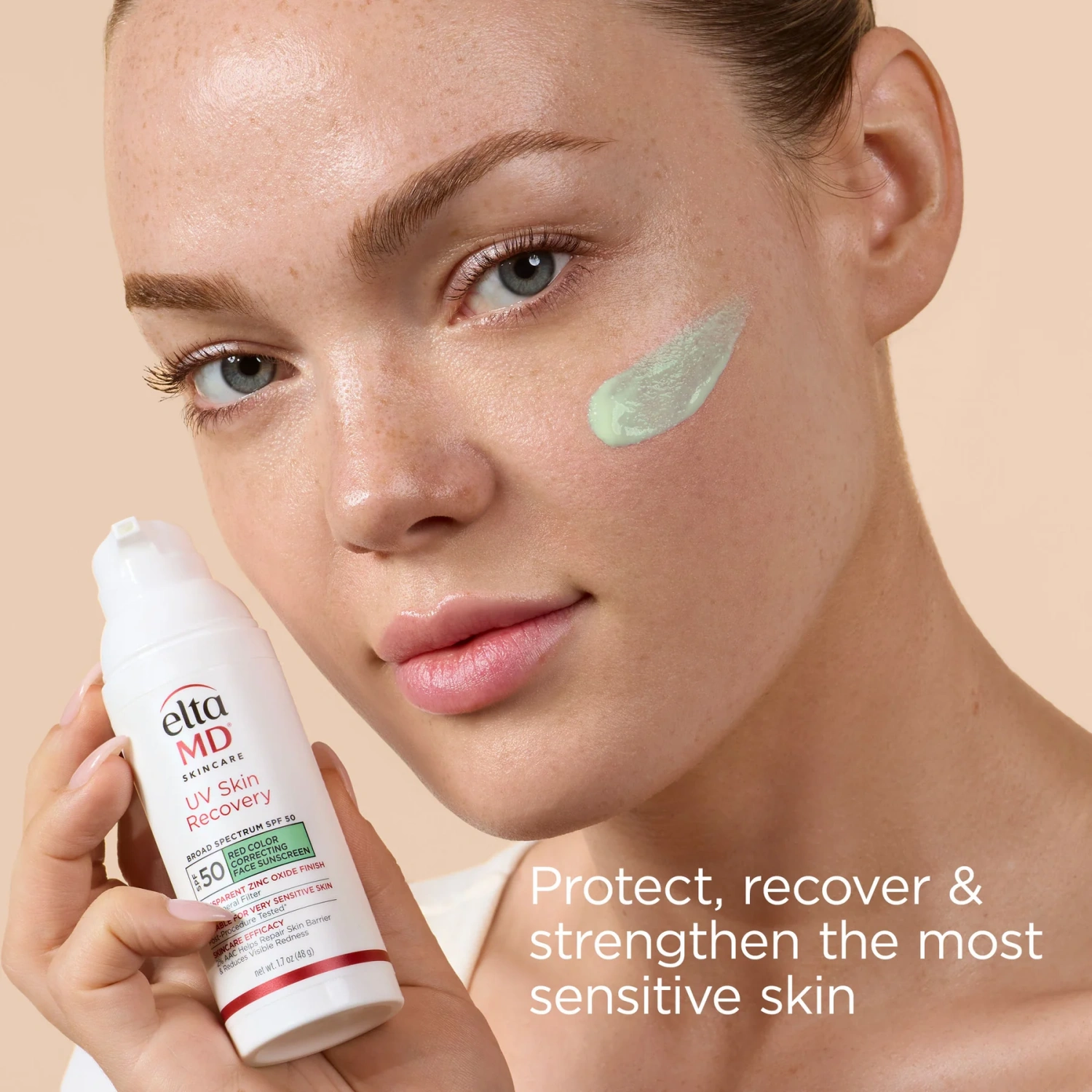 EltaMD UV Skin Recovery Red Color Correcting Green Tint Broad Spectrum SPF 50 - DestGlow