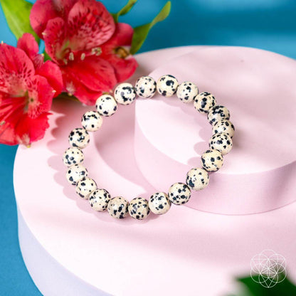 Emotional Detox - Dalmatian Jasper Bracelet