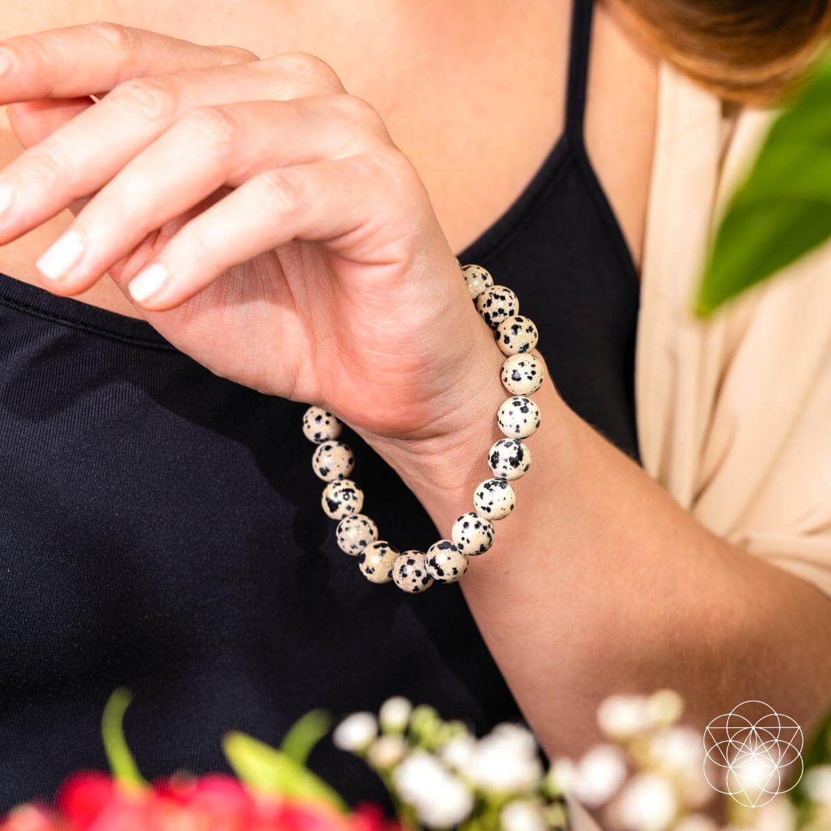 Emotional Detox - Dalmatian Jasper Bracelet