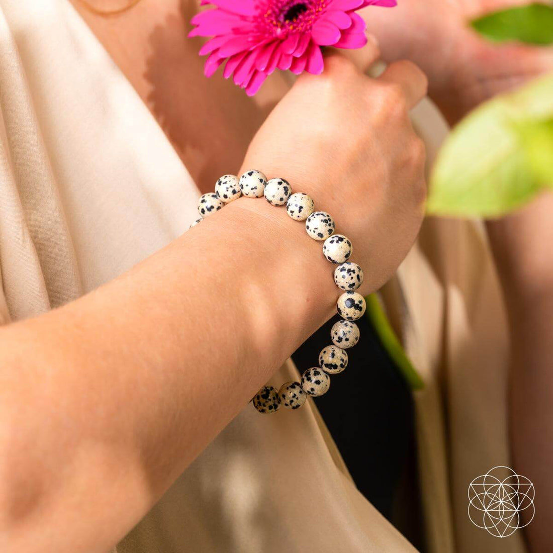 Emotional Detox - Dalmatian Jasper Bracelet