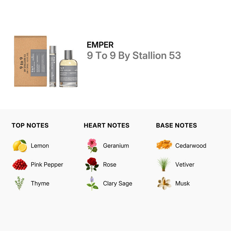 Emper 9 to 9 by Stallion 53-100ml with a Free 20ml  DestGlow