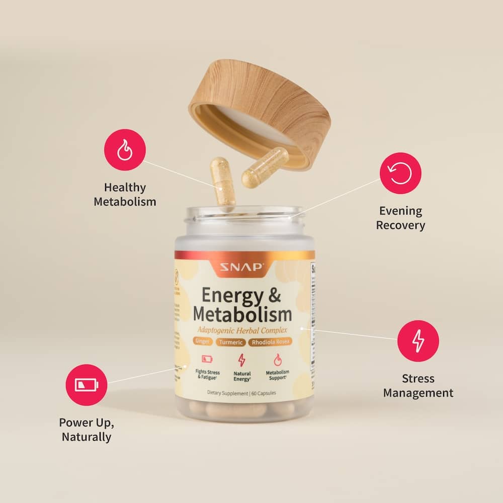 Energy &amp; Metabolism - Buy 2 Get 1 Free by Snap Supplements
