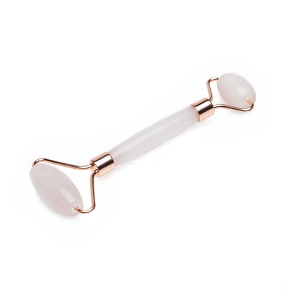 Rose Quartz Facial Roller – Dual-Ended Beauty Tool for Calming, Cooling &amp; Skin Radiance - DestGlow