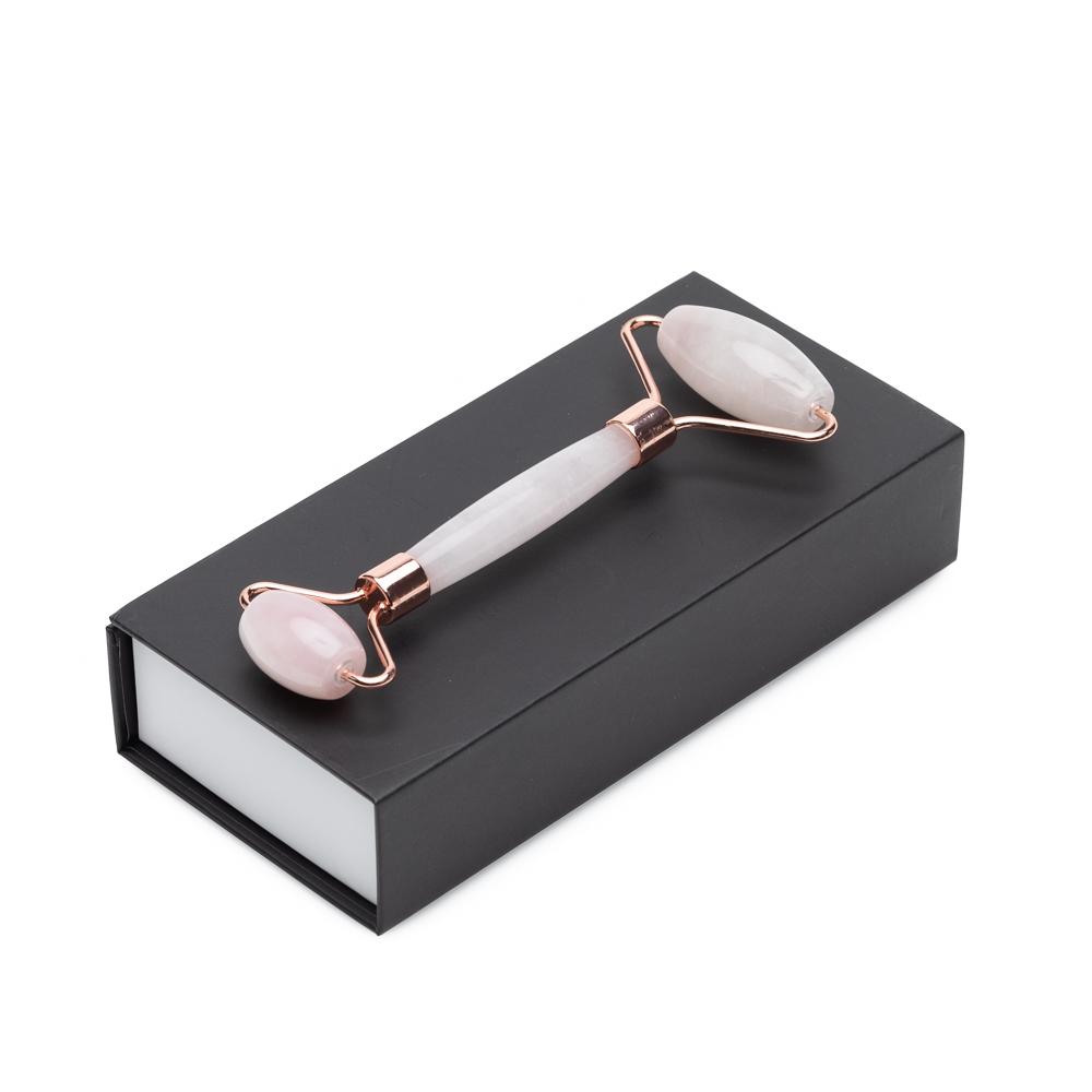 Rose Quartz Facial Roller – Dual-Ended Beauty Tool for Calming, Cooling &amp; Skin Radiance by EpiLynx