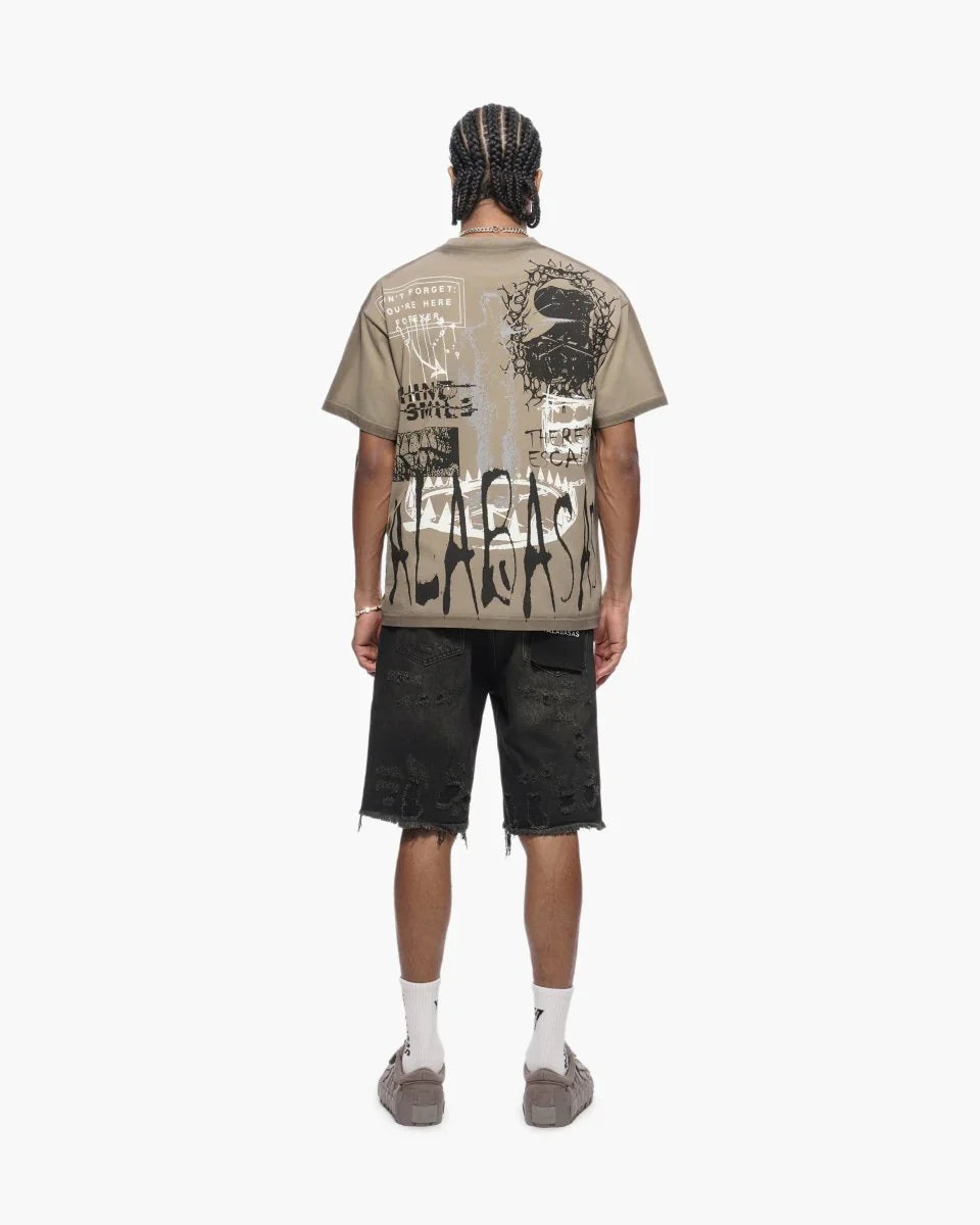 Valabasas Escape Tee - Grey by Denim Exchange