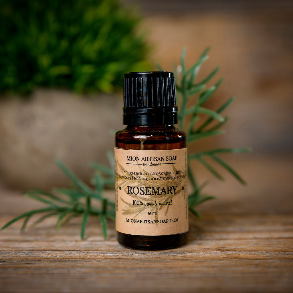 Rosemary Essential Oil | Revitalizing, Comforting by MION Artisan Soap Co.