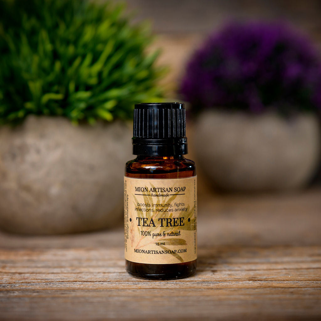 Tea Tree Essential Oil | Cleansing, Air Purifying by MION Artisan Soap Co.