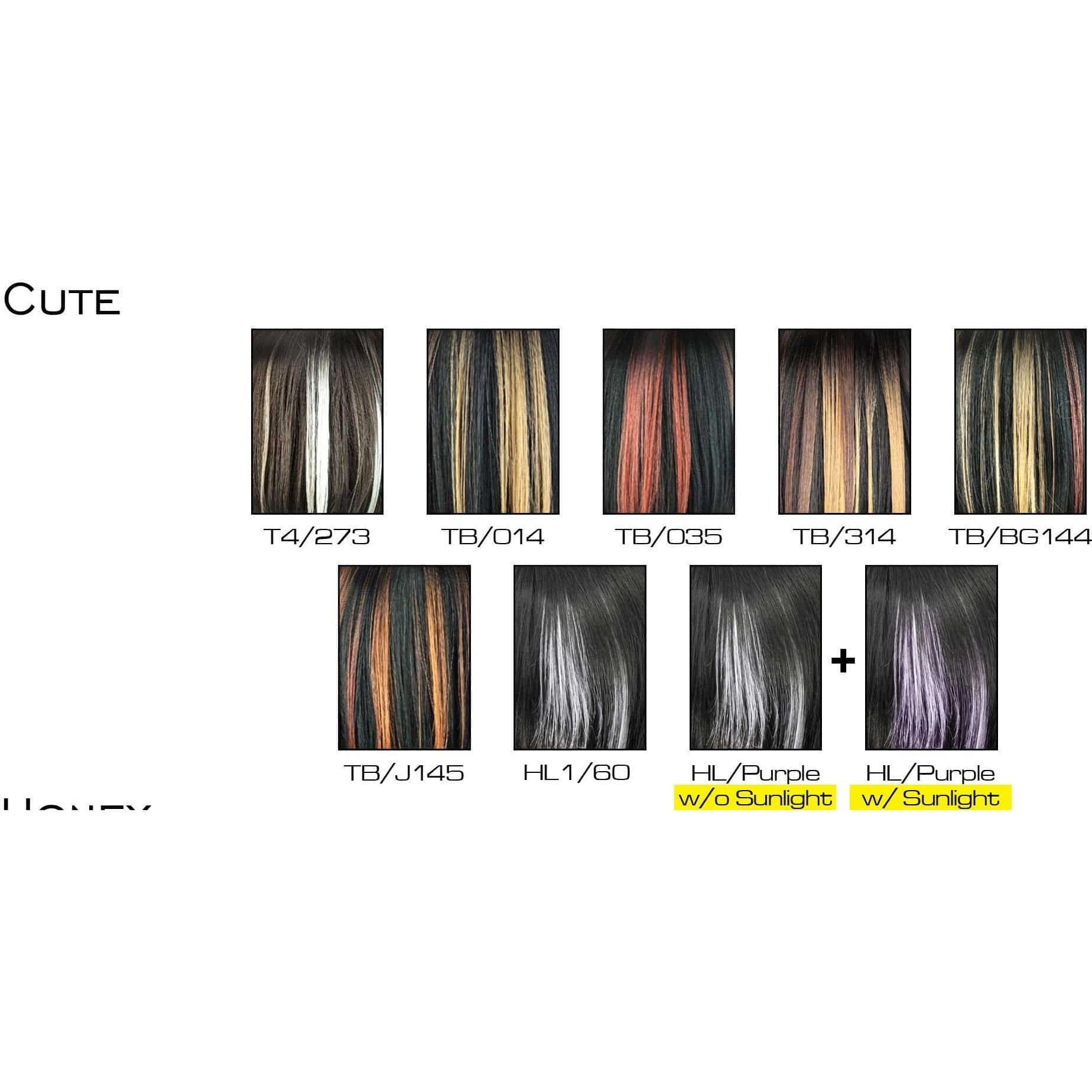 Unique Exotic Collection Wig, Cute Style