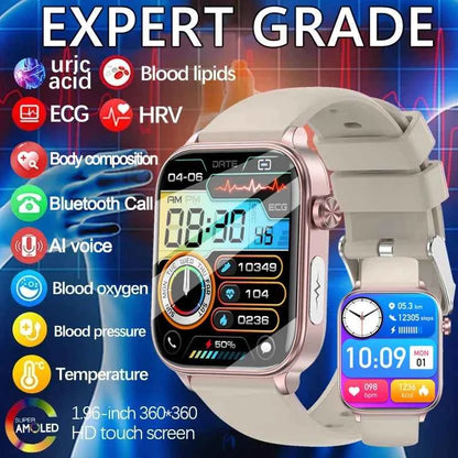 HealthPro™ All-in-One Smartwatch – ECG Monitoring &amp; AI Voice Assistant