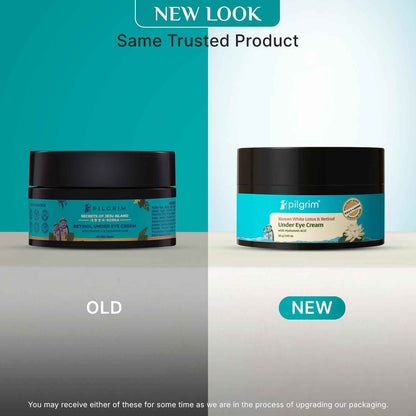 Pilgrim Korean Retinol Under Eye Cream with Vitamin C &amp; Hyaluronic Acid For Dark Circles, Puffiness &amp; Fine Lines