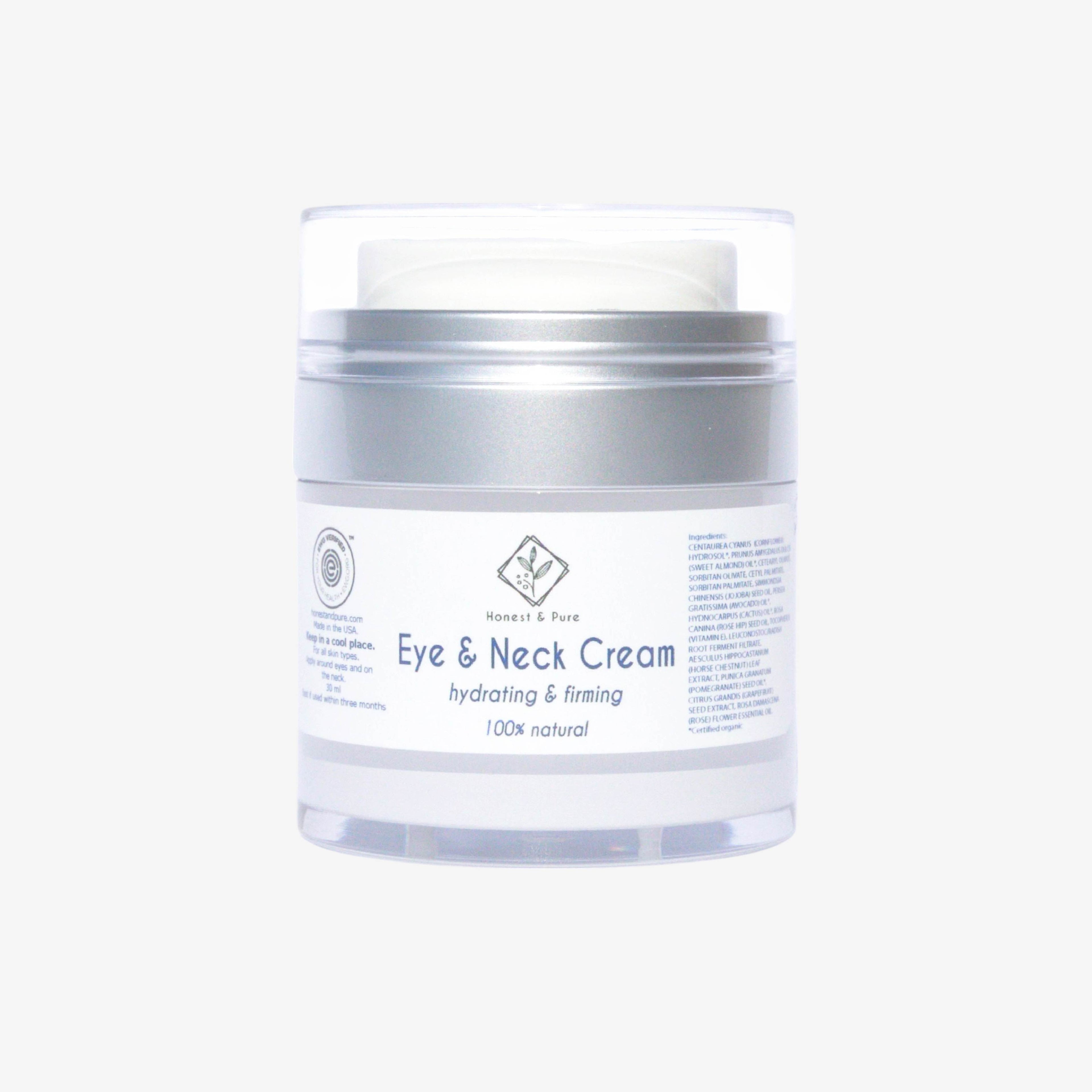Eye &amp; Neck Cream for Dark Circles and Wrinkles by Honest &amp; Pure