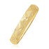 10k Yellow Gold Dual-Textured Diamond Pattern Bangle by Bids.com