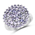 2.52 Carat Genuine Tanzanite .925 Sterling Silver Ring by Bids.com