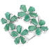 4.63 Carat Genuine Emerald and White Diamond .925 Sterling Silver Ring by Bids.com