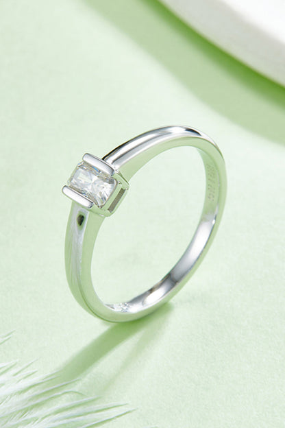 Brilliant Round Cut Sparkala™ Platinum Over Pure Sterling Silver Solitaire Ring by Sparkala