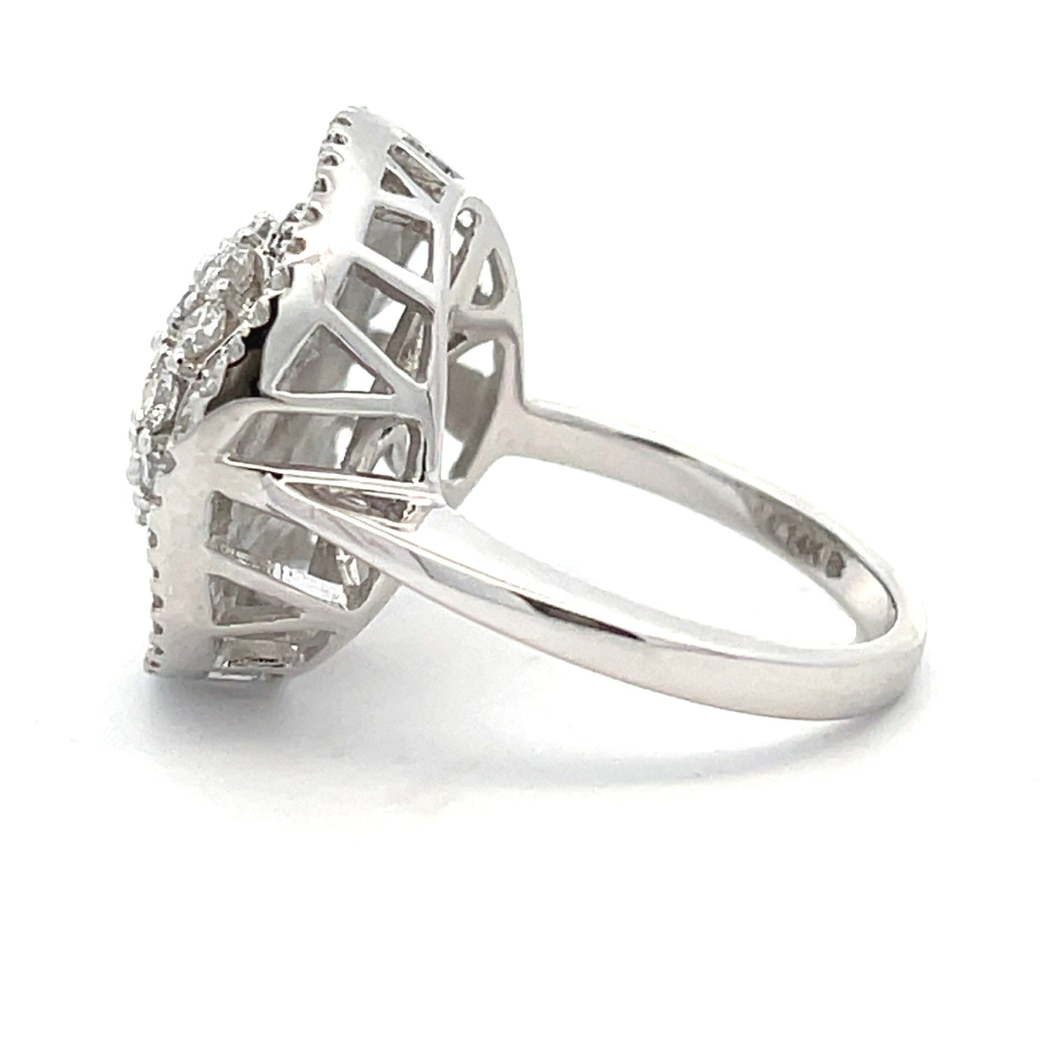 Genuine 2.00ct Diamond Ring 14KT White Gold by Bids.com