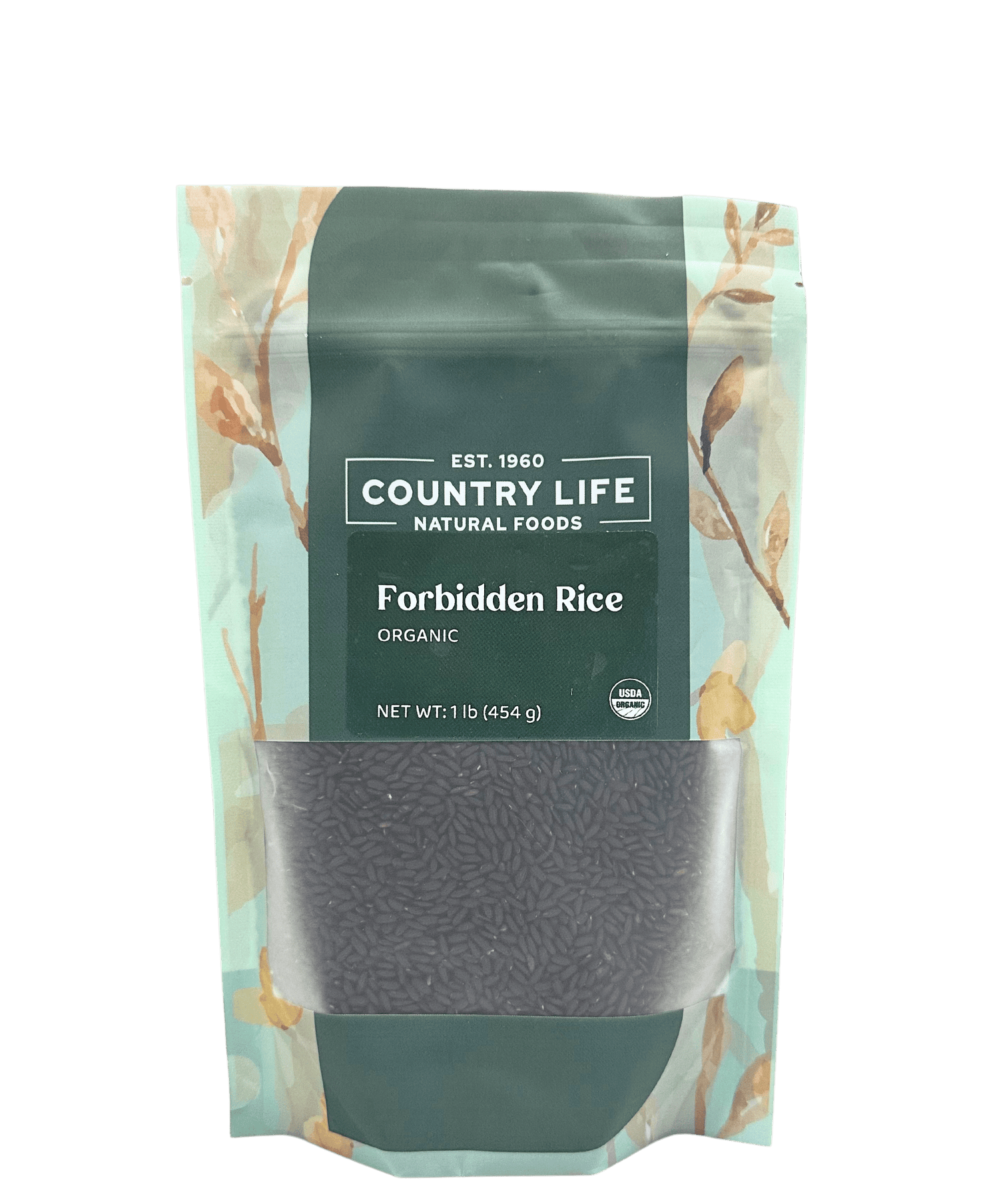 Forbidden Rice, Black, Organic (Black Pearl Rice) by Country Life Natural Foods