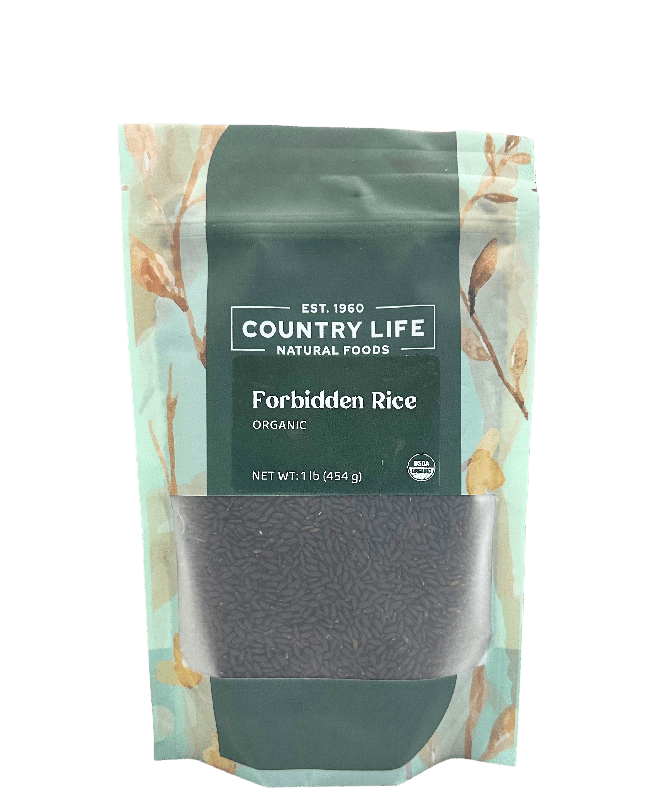 Forbidden Rice, Black, Organic (Black Pearl Rice)  DestGlow