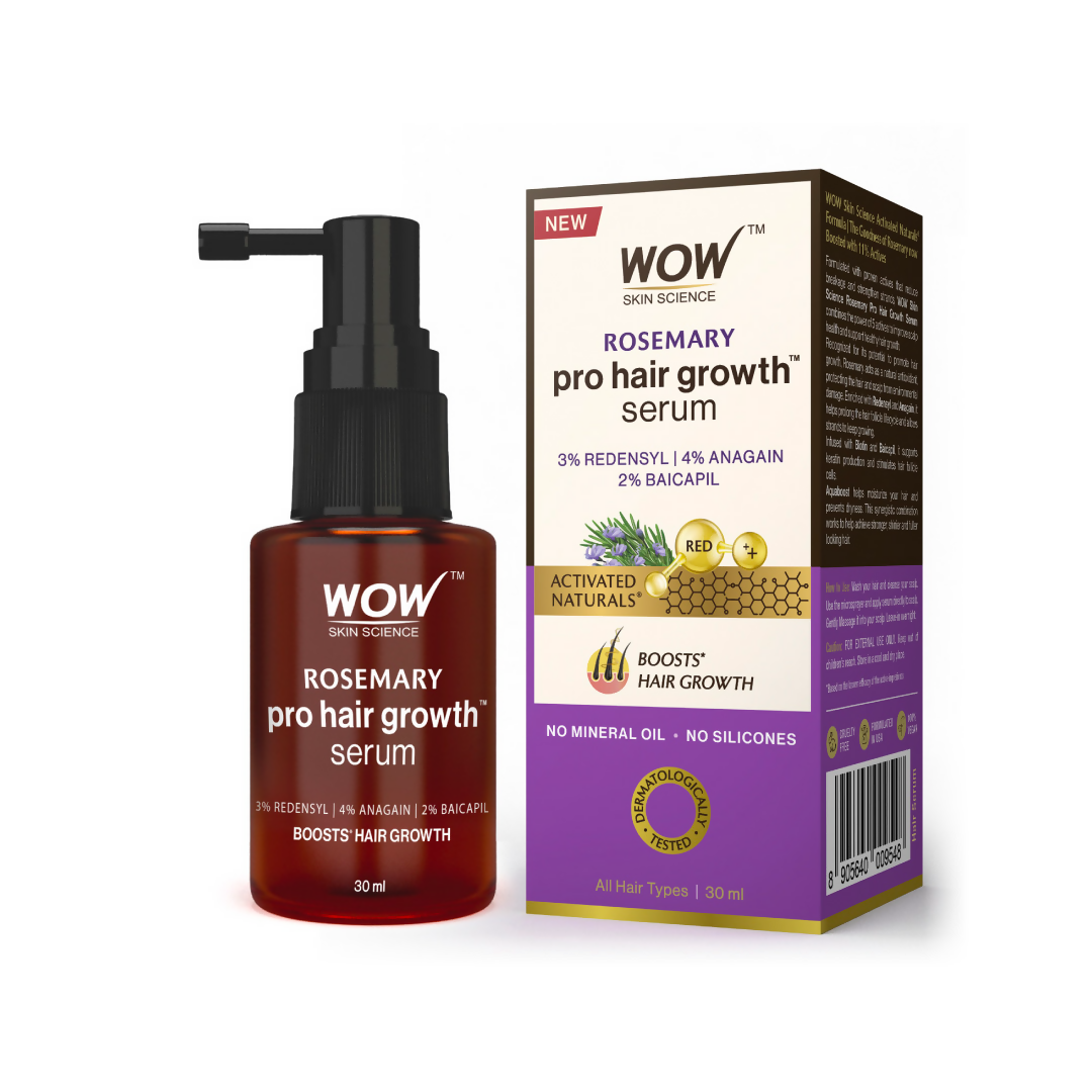 Wow Skin Science Rosemary Pro Hair Growth Serum For Denser Hair