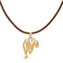 18K 1.00 Cttw Diamond Cat and Bail Pendant Necklace Collar with Matte Finish (F-G Color, VS2-SI1 Clarity) by Bids.com