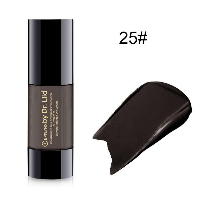 Breathable Full-Coverage Foundation – Dewy Finish, Hydrating, Vegan, Gluten-Free (SPF 15) by EpiLynx