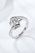 Limitless Love Brilliant Round Cut Sparkala™ Ring (Platinum Over Pure Sterling Silver) by Sparkala