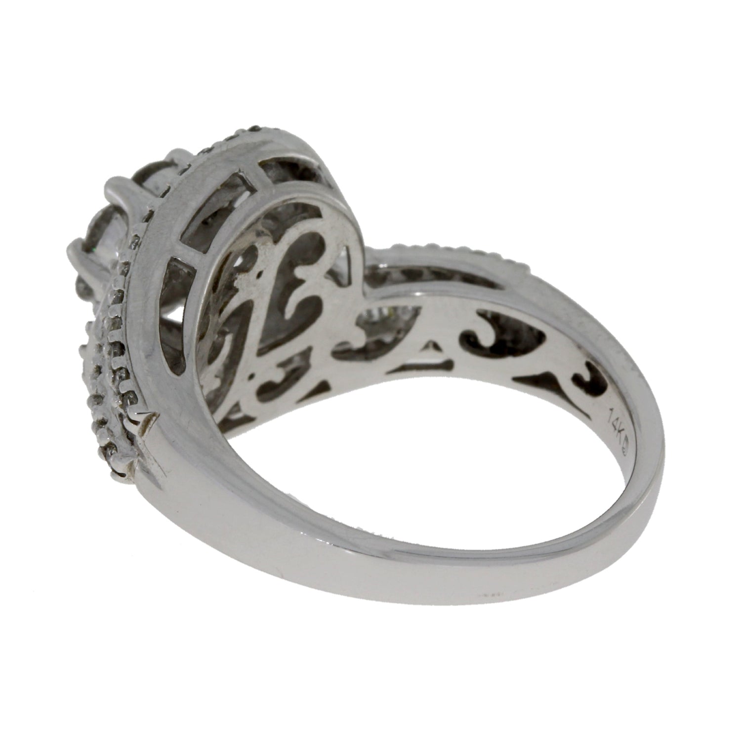 Genuine 1.00ct Diamond Ring 14KT White Gold by Bids.com