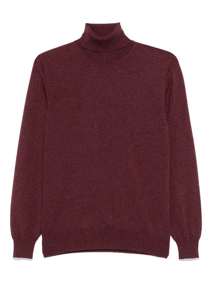 Brunello Cucinelli Men Cashmere Turtle-Neck Sweater by Luosophy
