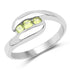 0.56 Carat Genuine Peridot .925 Sterling Silver Ring by Bids.com