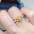 2 Carat Yellow Brilliant Round Cut Sparkala™ Pure Sterling Silver Ring - DestGlow