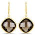 21.40 Carat Genuine Smoky Quartz .925 Sterling Silver Earrings by Bids.com