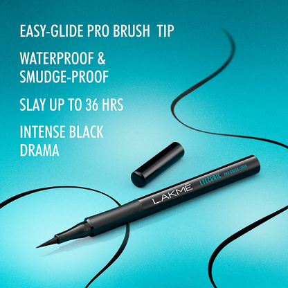 Lakme Eyeconic Pro Brush Liner Black