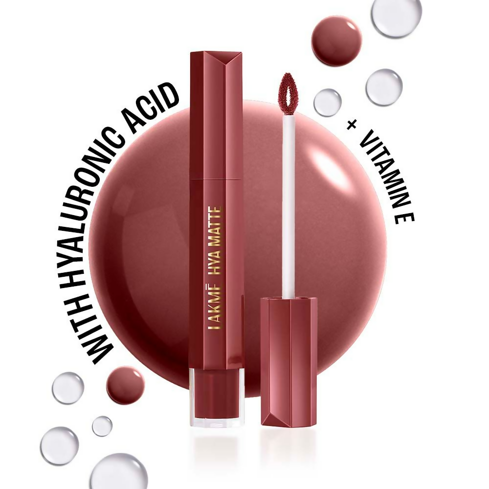Lakme 9to5 Hya Matte Liquid Lipstick + Hyaluronic Acid - Boardroom Blush