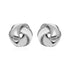 Textured and Polished Love Knot Earrings in Sterling Silver by Bids.com