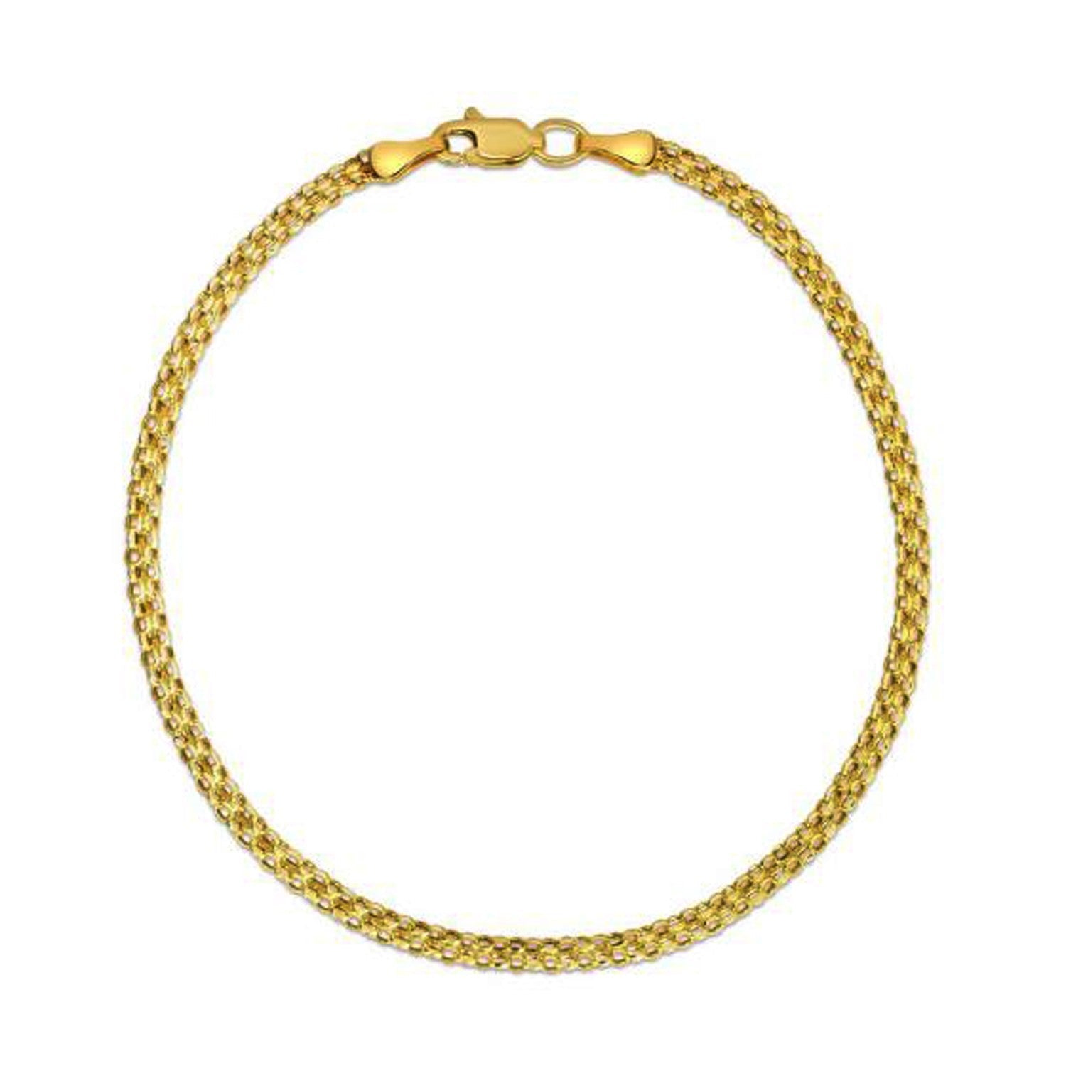 14k Yellow Gold Bismark Bracelet (2.50 mm)  DestGlow