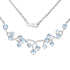 7.36 Carat Genuine Blue Topaz .925 Sterling Silver Necklace  DestGlow