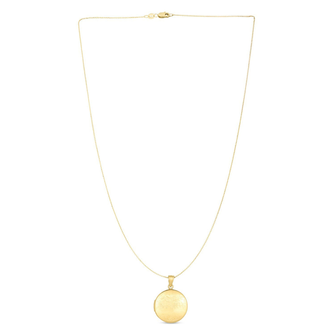 14k Yellow Gold Tree of Life Locket Necklace by Bids.com