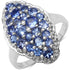 1.25 Carat Genuine Tanzanite .925 Sterling Silver Ring by Bids.com