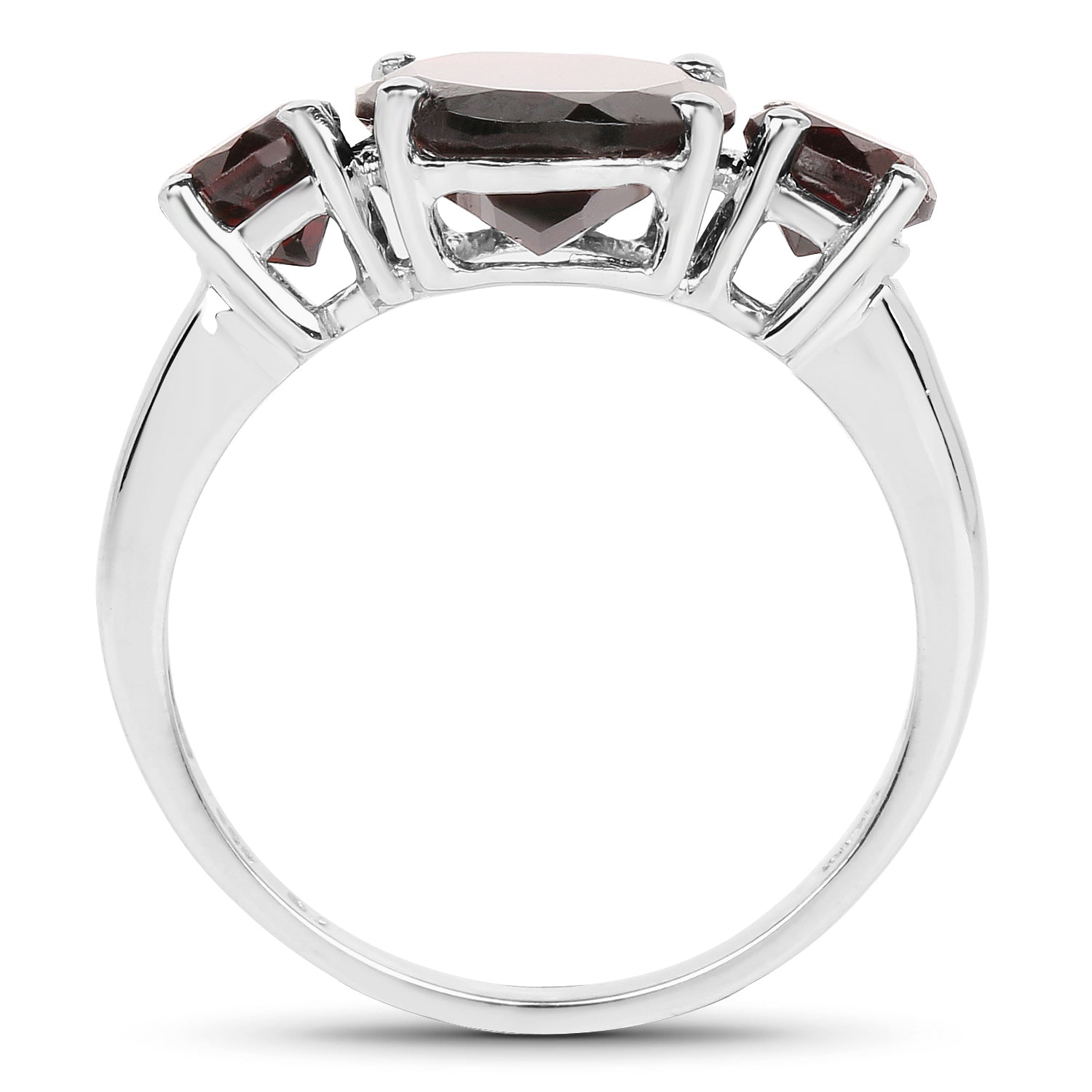 5.01 Carat Genuine Garnet .925 Sterling Silver Ring by Bids.com