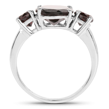 5.01 Carat Genuine Garnet .925 Sterling Silver Ring by Bids.com