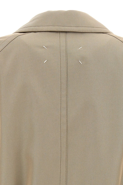 Maison Margiela Men Long Single-Breasted Trench Coat by Luosophy