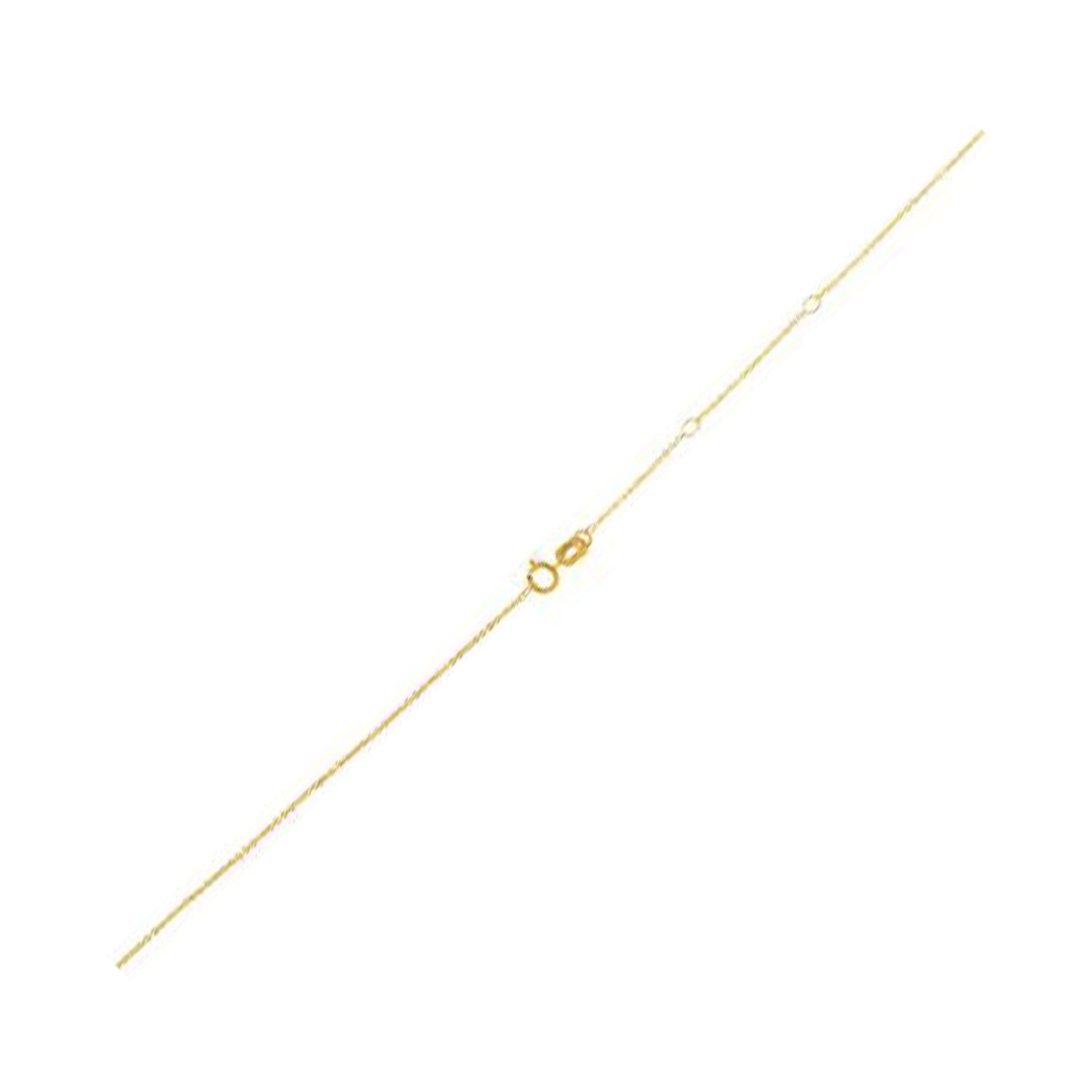Adjustable Cable Chain in 14k Yellow Gold (0.97 mm) by Bids.com
