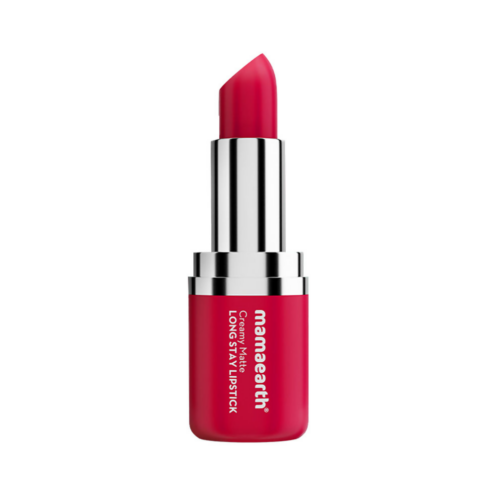 Mamaearth Creamy Matte Long Stay Lipstick - Tulip Magenta