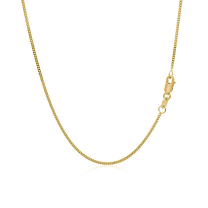 14k Yellow Gold Gourette Chain 1.0mm by Bids.com
