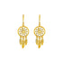 Dream Catcher Earrings in 14k Yellow Gold by Bids.com